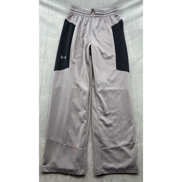 Under Armour Gray Athletic Pants Men's Medium Loose Joggers Drawstring Elastic - Picture 2 of 11
